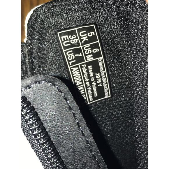 Dr. Martens White Leather Slip On Side Zip 2976 Chelsea Ankle Boot Womens 7 - Picture 11 of 12